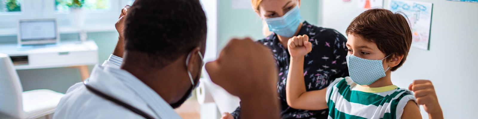 doctor with a child patient