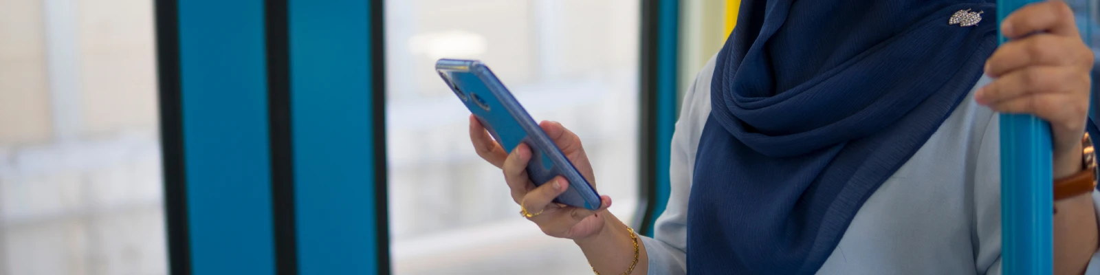 person holding a phone